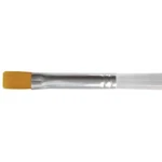 Royal & Langnickel Clear Choice Gold Taklon Brushes Flat Size 12. Fixed Price $21.39.