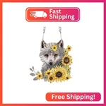 Aiyuanzsh Animal Wolf Sunflower Diy Acrylic Diamond Painting Pendant Kits Specia. Fixed Price $11.31.