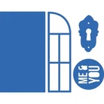& You Kaisercraft Metal Die #DD515 Paper Crafting Scrapbooking Door Lock Gate. Fixed Price $19.99.