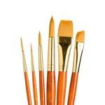 Brush Set 9153 6-PIECE Syn Gold Taklon. Fixed Price $23.73.