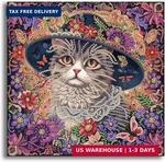 Vaiieyo 5D Special Shape Cat Diamond Art Kits For Adults, Painting Anima. Fixed Price $14.42.