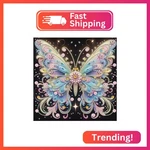 Acudotr Butterfly Diamond Painting Kits For Adults, 5D Special Shape Art. Fixed Price $10.35.