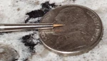 Floquil Paint Brush - 25/0 F307 Golden Fox. Fixed Price $9.00.