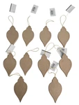 Paper Mache Ornaments Christmas Unfinished Unpainted Finial Teardrop Cone 4". Fixed Price $22.92.