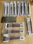 27 New Loew-cornell Mixtique 8300 American Painter 4300 Papillon Brushes. Fixed Price $37.99.