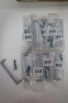 10X Pack Lot 5" Matte Silver Cabinet Handles Pull Square Cubed Modern Angular. Fixed Price $43.99.
