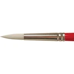 United White Taklon Brush Short Handle Round Size 10. Fixed Price $14.69.