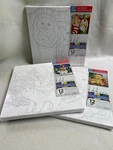 Artist's Loft Christmas Themed Canvas Painting Kits -set 3 (dog/cat/wildlife). Fixed Price $29.95.