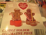 Napier Gingerbread Man Solid Pine Candle Holder/decorative Pieces Ready To Paint. Fixed Price $9.45.