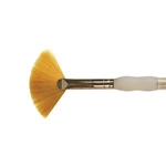 Royal & Langnickel Soft Grip Gold Taklon Brush Fan Size 4. Fixed Price $7.95.