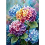 Lxmsja Hydrangea Flowers Diamond Art Kits For Adults, PINK#060. Fixed Price $13.49.