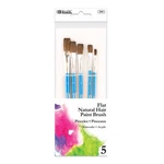 Bazic Products Paint Brushes Set Flat 1-PACK, Assorted (5-COUNT). Fixed Price $15.99.