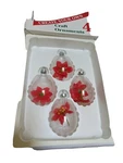 Rauch Create Your Own Craft Clear Glass Ornaments Xmas Vtg Usa Set Of 4.. Fixed Price $15.29.