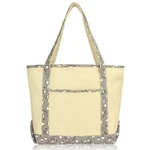 Dalix Owl Tote Shoulder Bag Natural Cotton Canvas. Fixed Price $19.99.