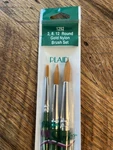 Donna Dewberry Plaid Folkart One Stroke Paint Brush Set 1292 Rounds 3PK New. Fixed Price $12.99.