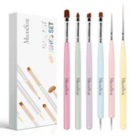 Nail Art Brushes SET,6PCS Design Pen Painting Tools With Extension Gel. Fixed Price $22.39.