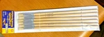 13" Paint Brush Set Of 6 SZ8 Chenille Kraft Round Bristle Long Wood Handle Rare. Fixed Price $11.99.