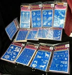 Armour Rub'n'etch Glass Etching Stencils Factory Sealed. Fixed Price $12.49.