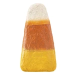 Darice Fall Decor - Paper Mache Candy Corn 6.5". Fixed Price $12.99.