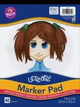 Marker Pad White 9X12 Inch 40 Sheets Pacon Drawing Art Supplies Paper. Fixed Price $13.61.