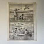 Picture To Paint Tri-chem Artex 8558 Hunting Dog Boat Ducks Pheasant Shot Gun. Fixed Price $24.95.