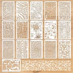 16 Pieces Stencils For Painting Abstract Texture Mixed Media Art Supplies Crafts. Fixed Price $27.20.