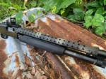 Custom Paint 4-PIECE Camo Grid Tri Star Cobra Heat Shield Shotgun 12 Gau Barrel. Fixed Price $43.00.