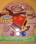 Bird Feeder Wood Workshop, Glue Paint Brush String Pre-cut Creative Kids. Fixed Price $10.05.