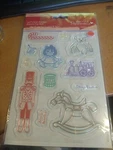 Clear Stamp. Festive Toy Box 12 Pcs 5X7 Inch New Papermania Docrafts. Fixed Price $9.99.