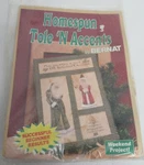 Christmas Homespun Tole 'n Accents By Bernat Old World Santa Sampler Kit Vintage. Fixed Price $12.99.