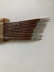 Grumbacher New Red Sable Paint Brushes. Fixed Price $300.00.