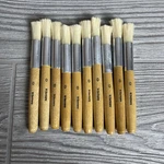 Lot Of 10 Vintage M. Grumbacher Gainsborough #1368 Size Stencil Brushes Nos. Fixed Price $15.99.