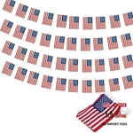 2 Pcs American String Pennant Banner, Hanging Flags United States. Fixed Price $14.14.