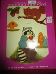 Vintage Meyercord Animals Mushrooms Water Decals - 1960'S. Fixed Price $10.00.