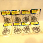 Vintage Lot 8 Accento Craft Clowns Stain-a-frame Stained Glass-like Ornament Nos. Fixed Price $24.85.