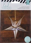 American Crafts Silver Star Paper Lantern 340574 Heidi Swapp Five Point 11 New. Fixed Price $8.50.