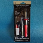 Plaid Folk-art Stencil Cutter Cutting Tool W/2 Tips & Stand 34008. Fixed Price $8.00.