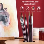 Golden Maple Artist Paint Brushes - Superior Sable Watercolour Round. Fixed Price $26.76.