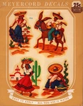 Meyercord Vintage Mexican Theme Water Slide Sheet 794. Fixed Price $12.49.