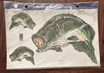 Vintage 1977 Hand Painted Decal By Decoral; B-26 Jumping Bass; Crafts; Decoupage. Fixed Price $9.99.