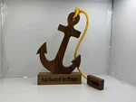 Wooden Anchor In Hope/ Faith Custom Made. Fixed Price $24.26.