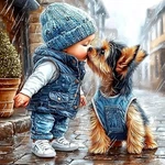 Bowetile Dog Diamond Art Kits For Adults 16X12 Inches, Child And. Fixed Price $16.84.
