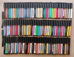 Lot Of 112 Faber Castell Pitt Artist India Ink Pens - New! Brush, Sketch, More. Fixed Price $129.75.