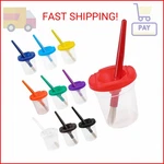 Diyasy No Spill Cups With Lids, 10 Pcs Proof Painting Containers And. Fixed Price $21.09.