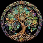 Kinplub 5D Diamond Painting Kits For 12 X Inches, Colorful Tree Of Life. Fixed Price $11.67.