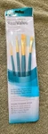 Synthetic Gold Taklon Real Value Set 4 Brushes/pkg, Princeton Art &. Fixed Price $10.19.