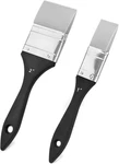 Qwork Silicone Paint Brush Set 2PCS 1 Inch Flat Acrylic Color Shaper Tool. Fixed Price $12.88.