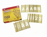 Ch Hanson 10148 -36K456 Stencil Set-letter/number 1" Brass 92 Pieces New. Fixed Price $44.99.