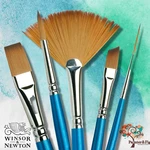 Winsor & Newton Watercolour Paintbrushes, Cotman Round, Rigger, Angled. Fixed Price $22.46.