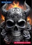 Heibago Skull Diamond Art Kits For Adults, Halloween Painting. Fixed Price $21.84.